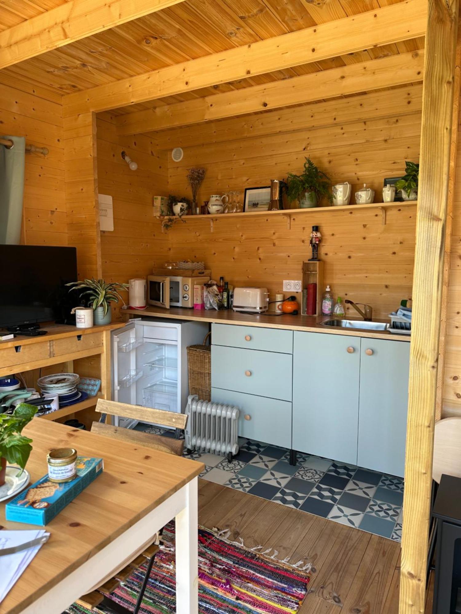 Maison En Bois 1 Chambre 4 Couchages Type Tiny House กรองวิลล์ ภายนอก รูปภาพ